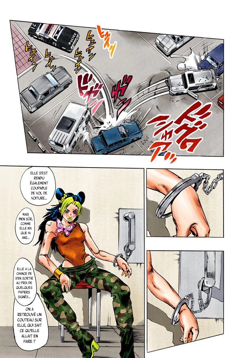 Read JoJo's Bizarre Adventure Part 6 Stone Ocean Official Colored FR Manga Online