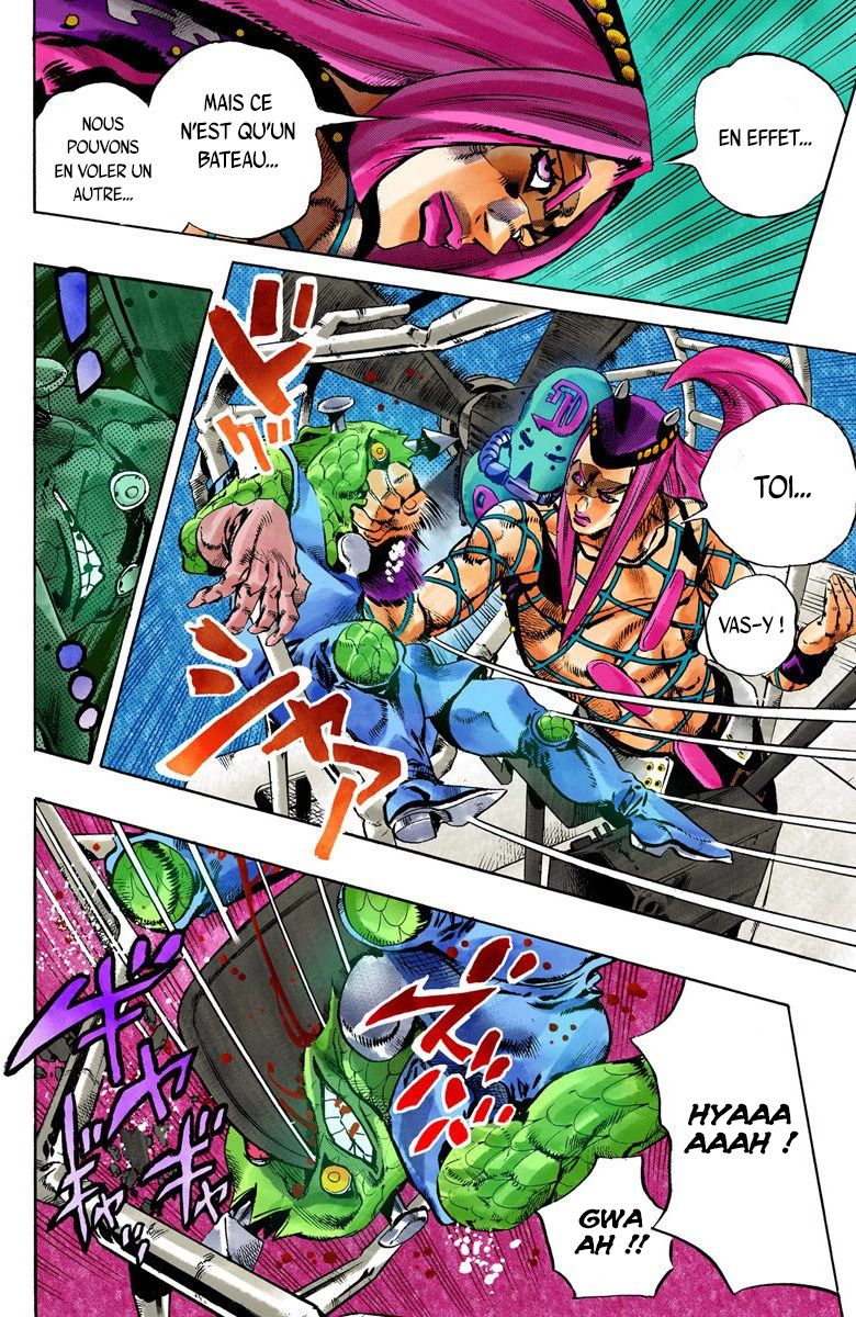 Read JoJo's Bizarre Adventure Part 6 Stone Ocean Official Colored FR Manga Online
