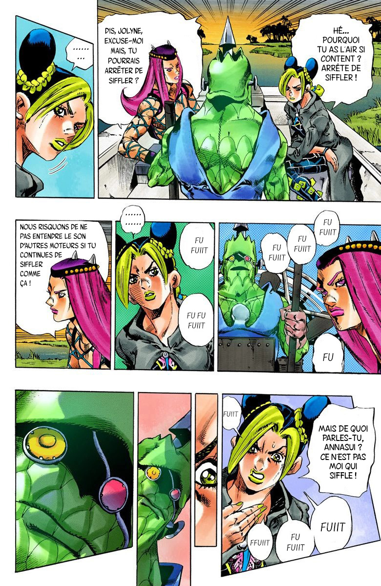 Read JoJo's Bizarre Adventure Part 6 Stone Ocean Official Colored FR Manga Online