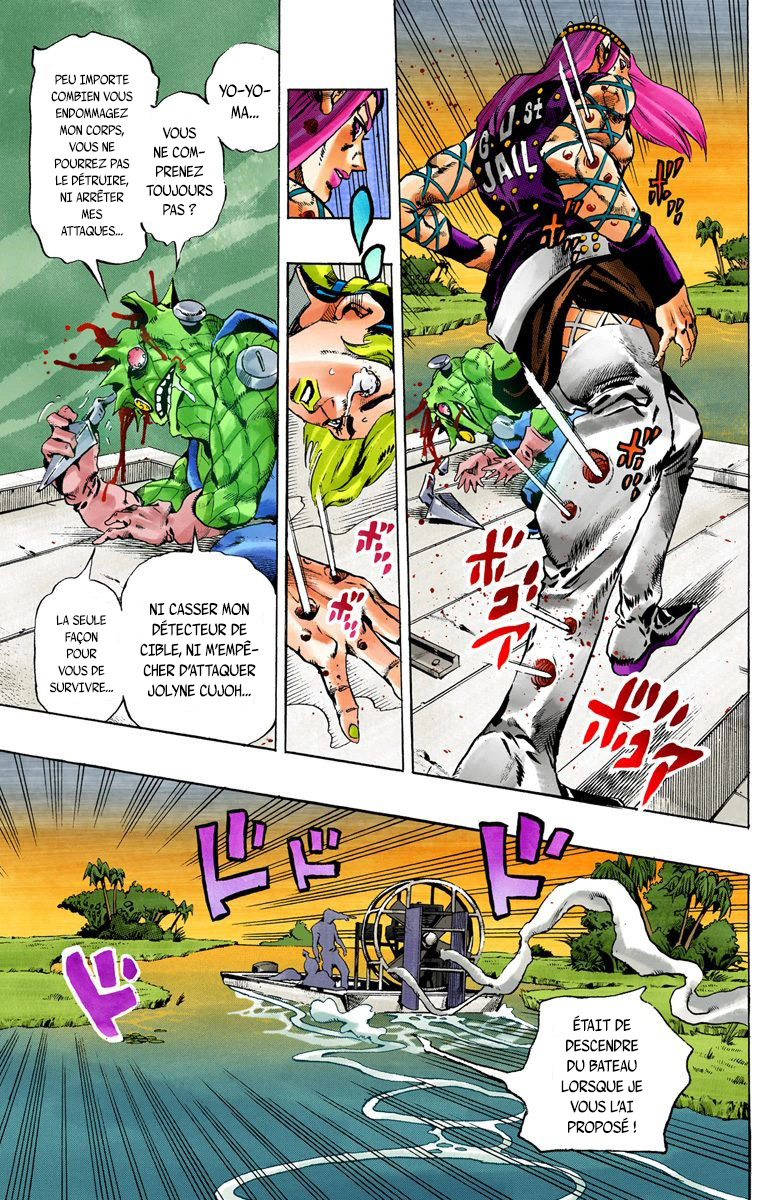 Read JoJo's Bizarre Adventure Part 6 Stone Ocean Official Colored FR Manga Online