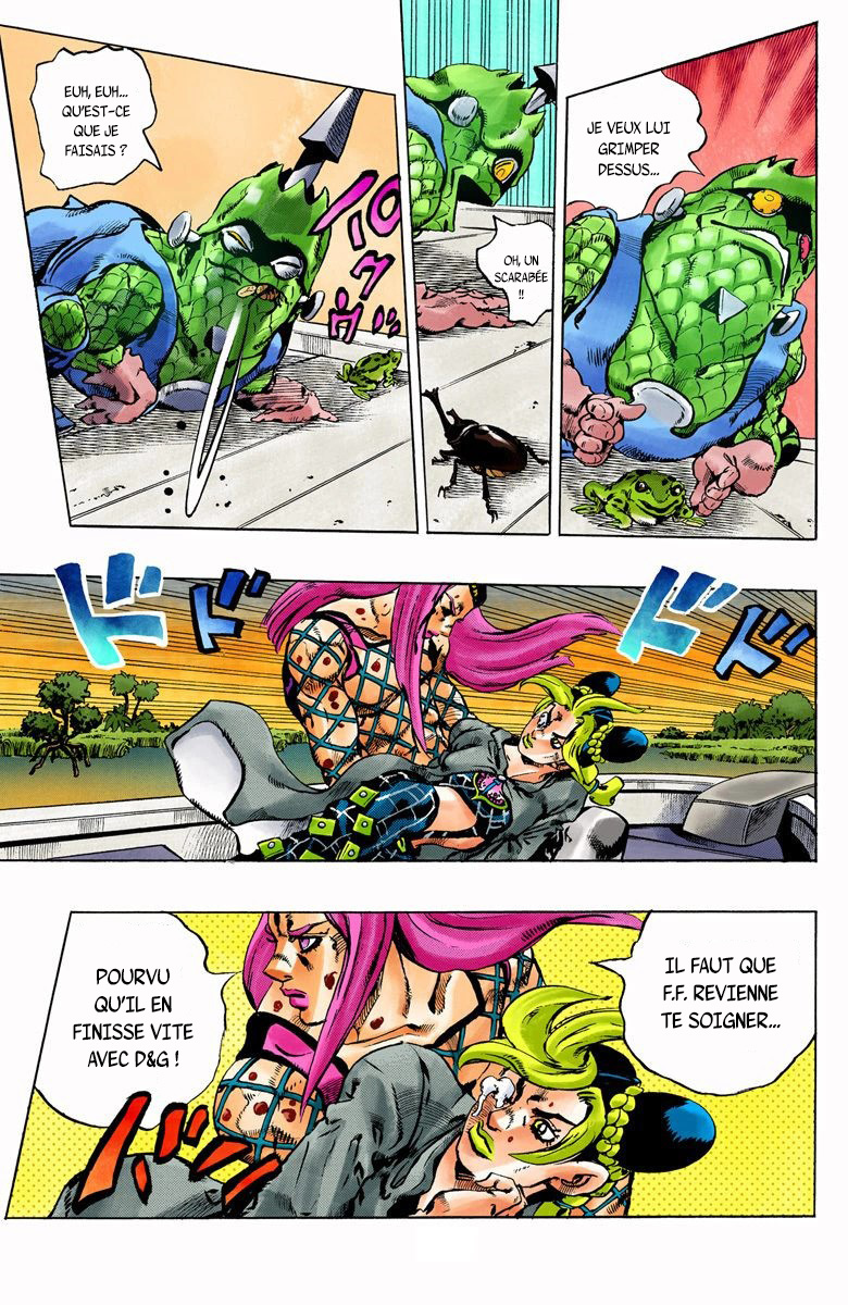 Read JoJo's Bizarre Adventure Part 6 Stone Ocean Official Colored FR Manga Online