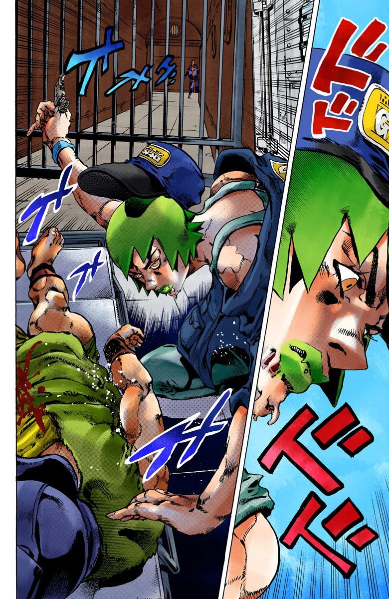 Read JoJo's Bizarre Adventure Part 6 Stone Ocean Official Colored FR Manga Online
