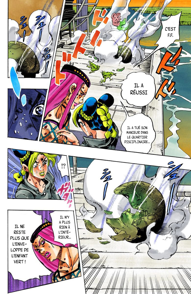 Read JoJo's Bizarre Adventure Part 6 Stone Ocean Official Colored FR Manga Online