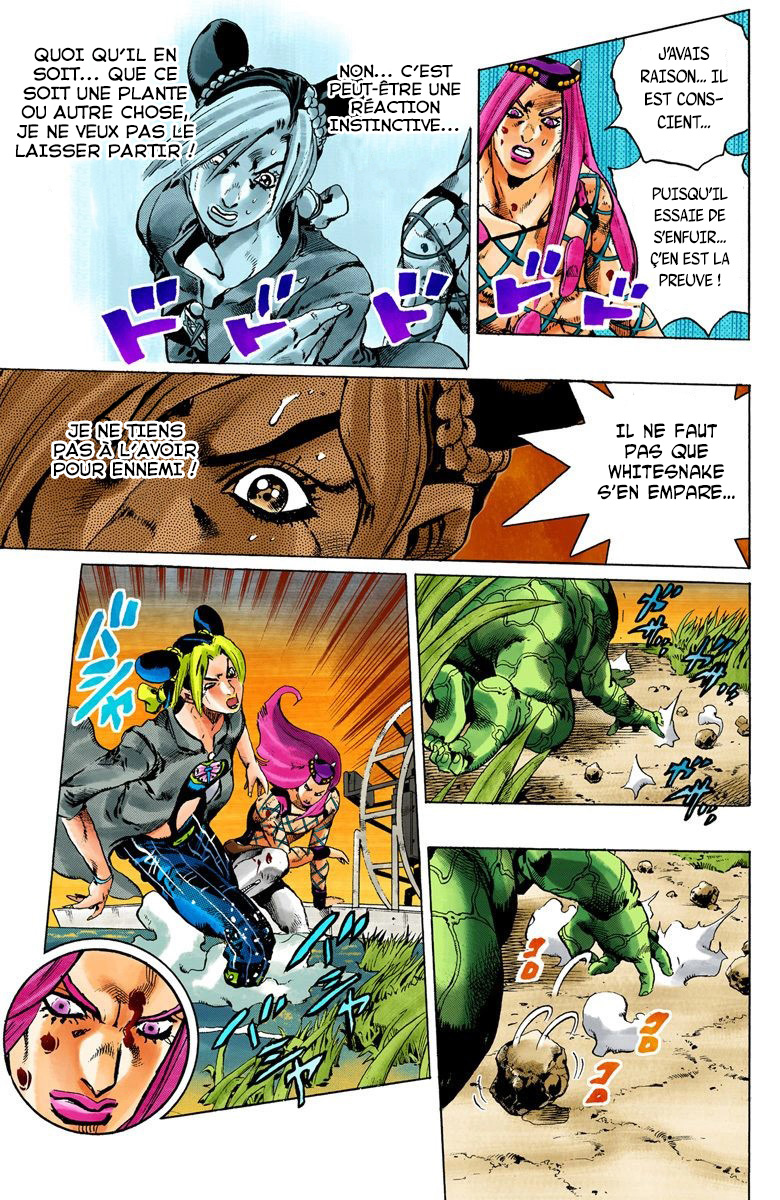Read JoJo's Bizarre Adventure Part 6 Stone Ocean Official Colored FR Manga Online