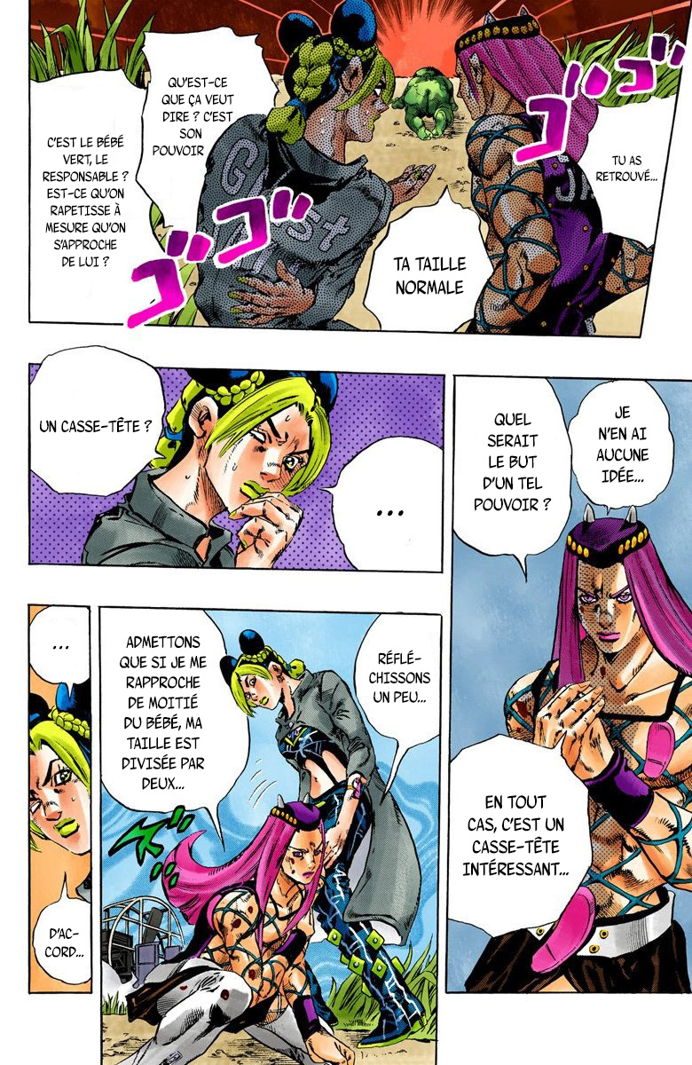Read JoJo's Bizarre Adventure Part 6 Stone Ocean Official Colored FR Manga Online