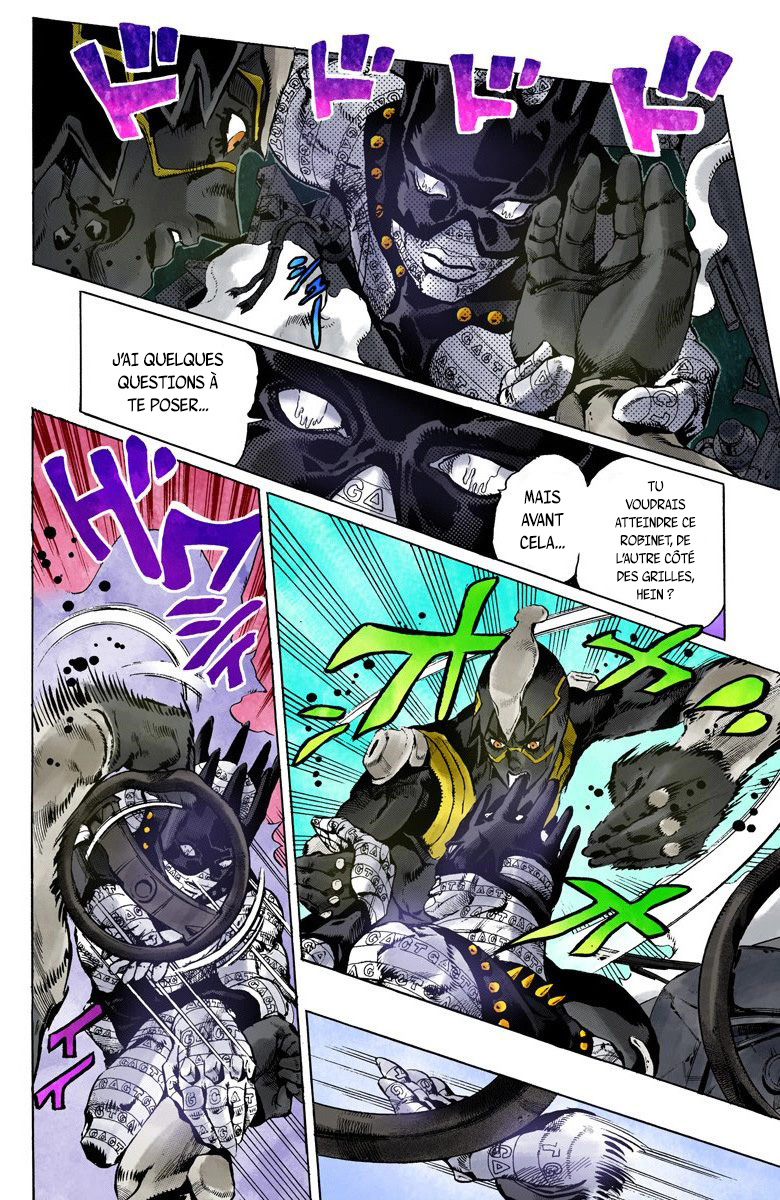 Read JoJo's Bizarre Adventure Part 6 Stone Ocean Official Colored FR Manga Online