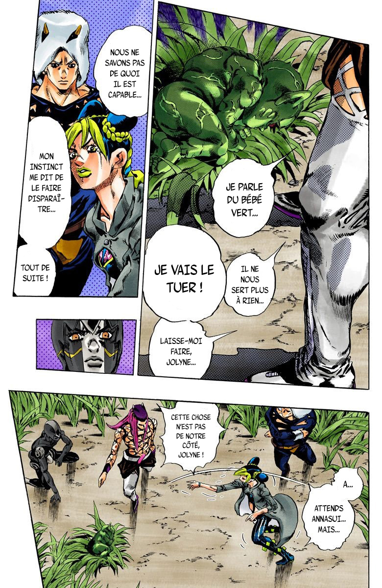 Read JoJo's Bizarre Adventure Part 6 Stone Ocean Official Colored FR Manga Online
