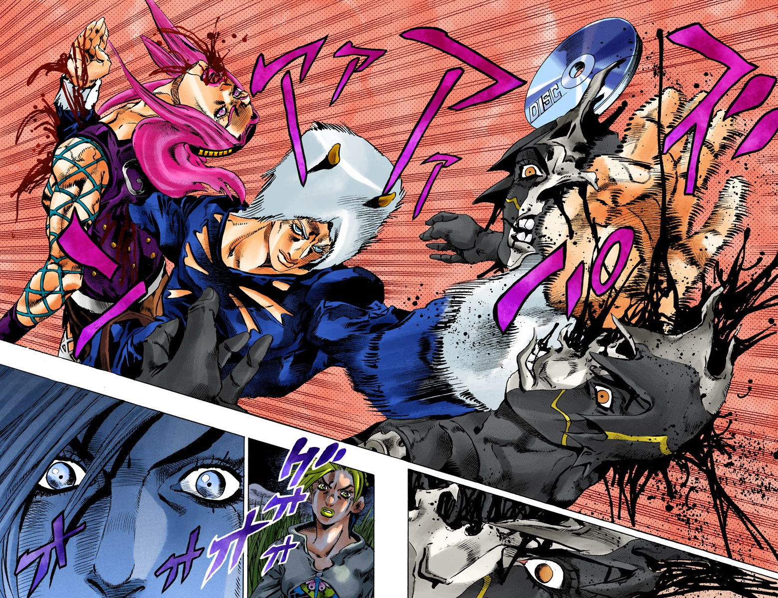 Read JoJo's Bizarre Adventure Part 6 Stone Ocean Official Colored FR Manga Online