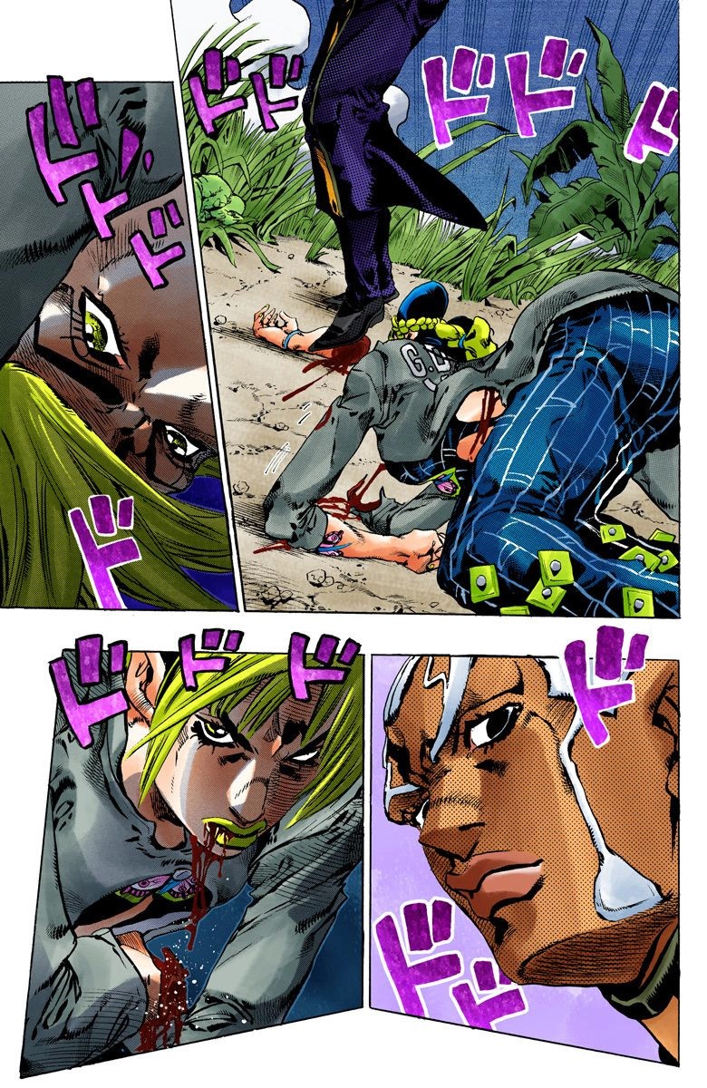 Read JoJo's Bizarre Adventure Part 6 Stone Ocean Official Colored FR Manga Online