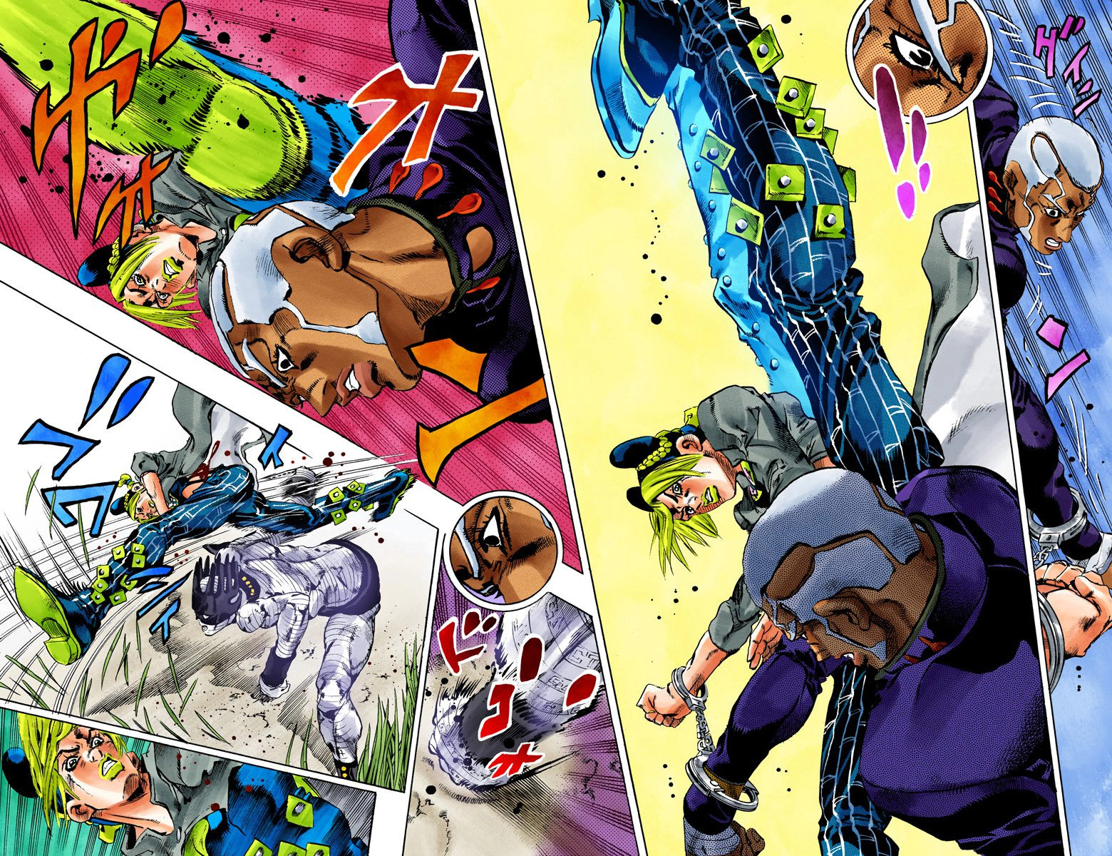 Read JoJo's Bizarre Adventure Part 6 Stone Ocean Official Colored FR Manga Online