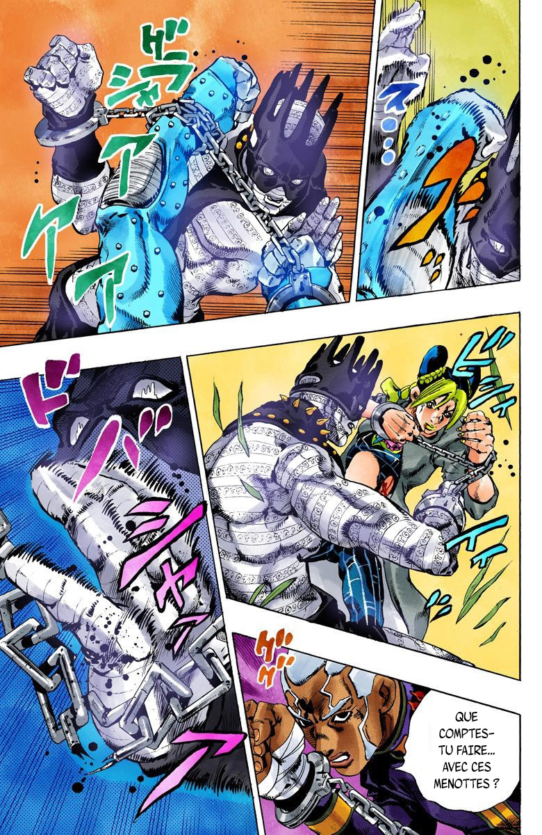 Read JoJo's Bizarre Adventure Part 6 Stone Ocean Official Colored FR Manga Online