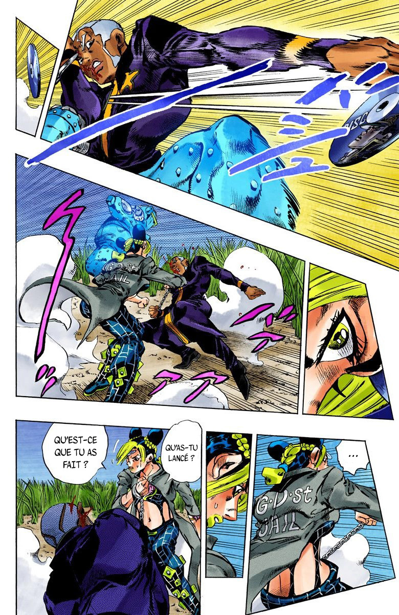 Read JoJo's Bizarre Adventure Part 6 Stone Ocean Official Colored FR Manga Online