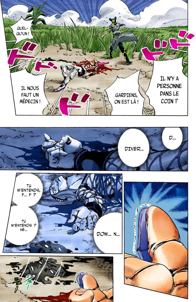 Read JoJo's Bizarre Adventure Part 6 Stone Ocean Official Colored FR Manga Online