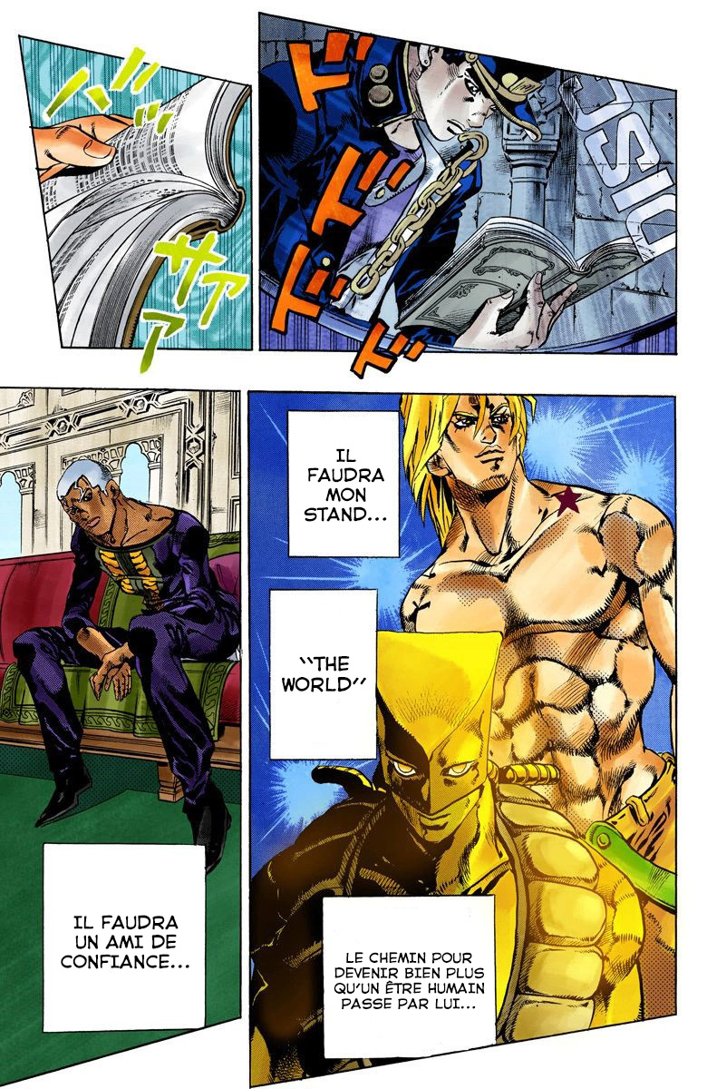 Read JoJo's Bizarre Adventure Part 6 Stone Ocean Official Colored FR Manga Online