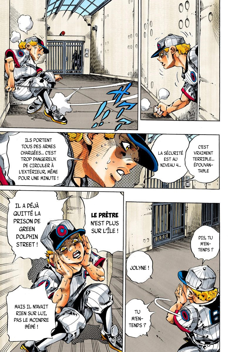 Read JoJo's Bizarre Adventure Part 6 Stone Ocean Official Colored FR Manga Online