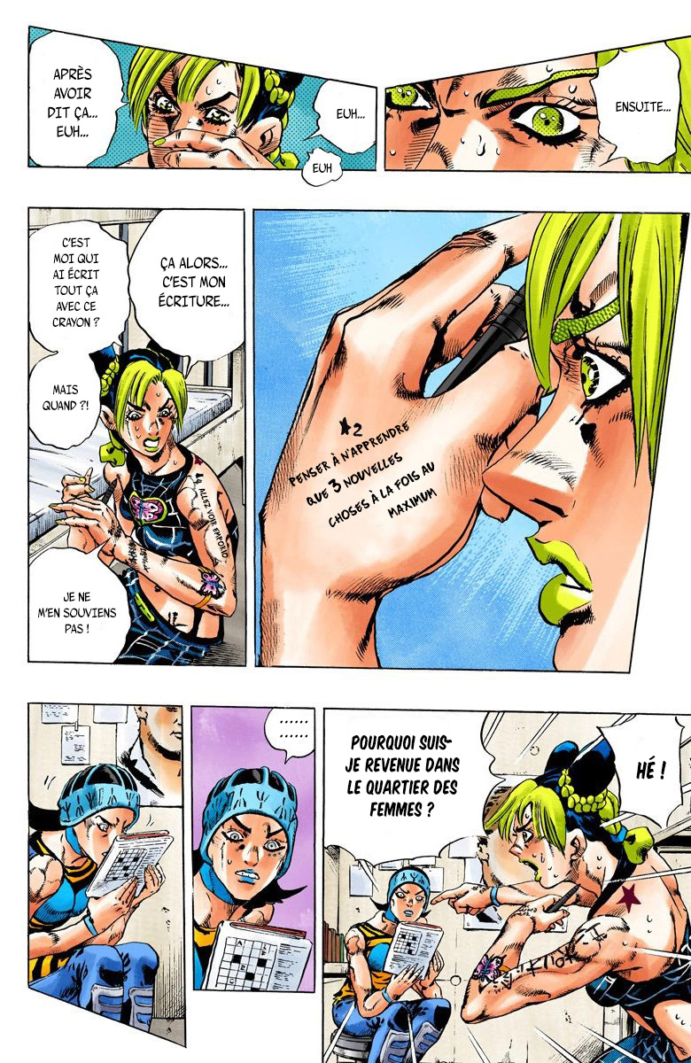 Read JoJo's Bizarre Adventure Part 6 Stone Ocean Official Colored FR Manga Online