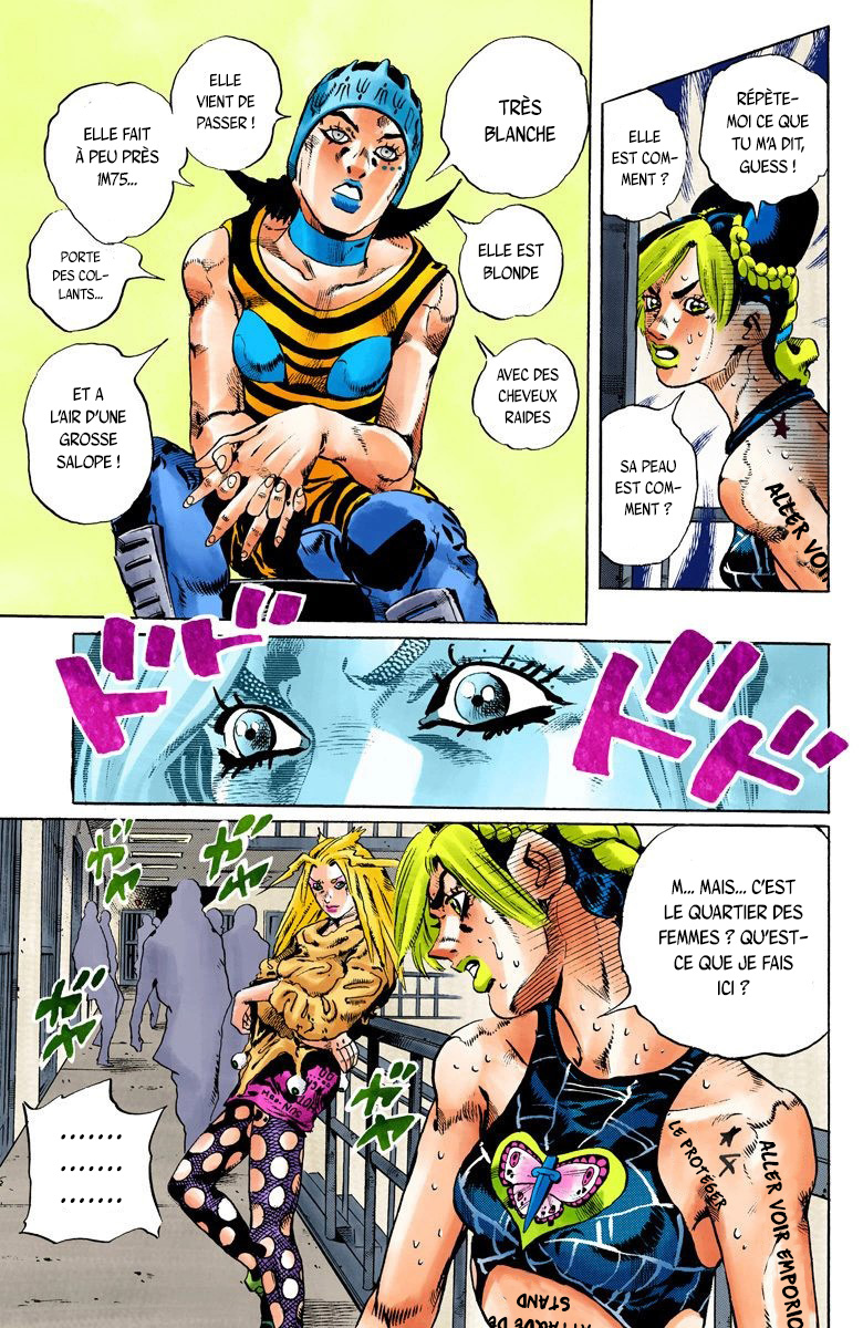 Read JoJo's Bizarre Adventure Part 6 Stone Ocean Official Colored FR Manga Online