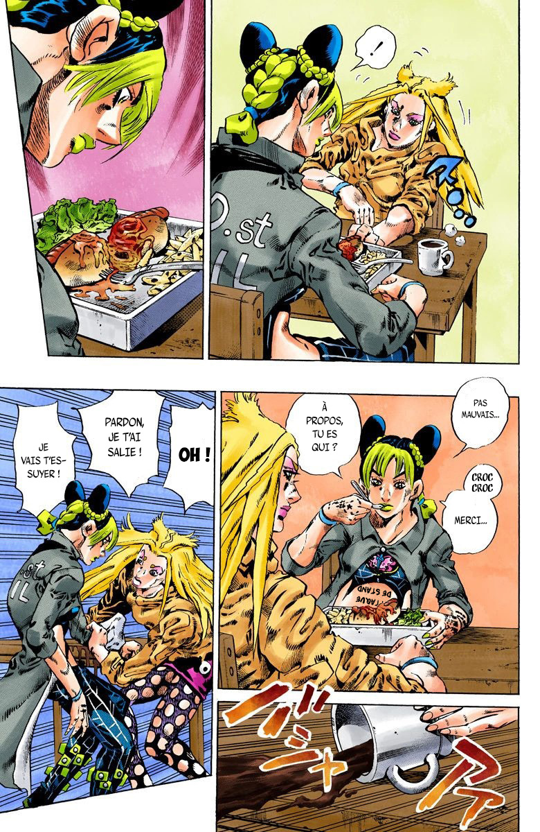 Read JoJo's Bizarre Adventure Part 6 Stone Ocean Official Colored FR Manga Online