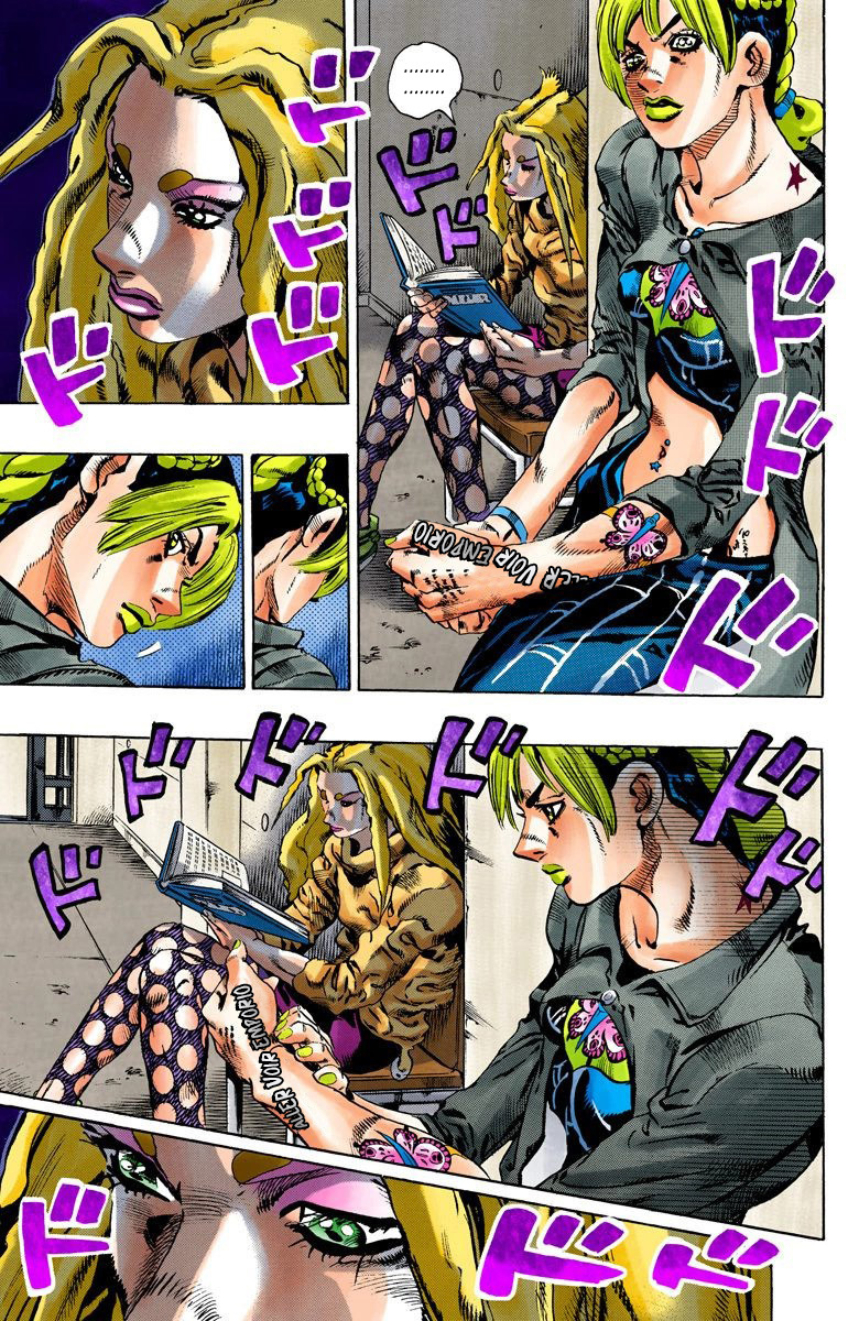 Read JoJo's Bizarre Adventure Part 6 Stone Ocean Official Colored FR Manga Online