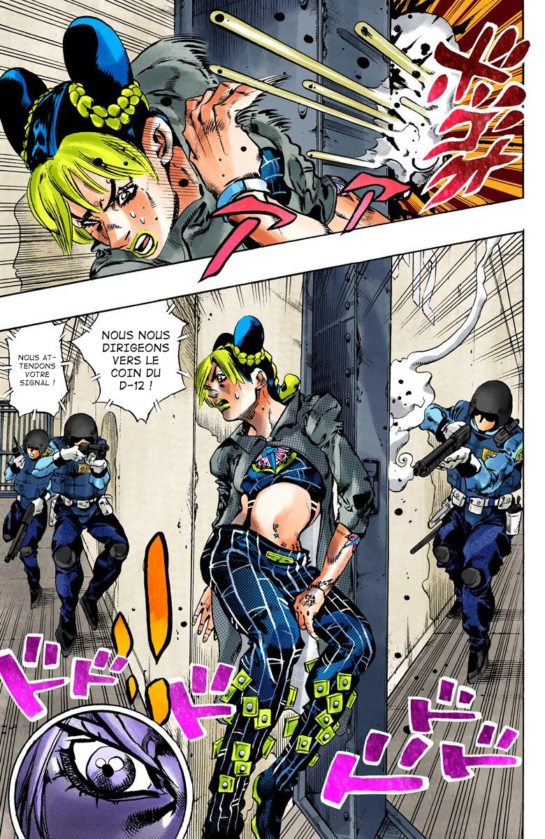 Read JoJo's Bizarre Adventure Part 6 Stone Ocean Official Colored FR Manga Online