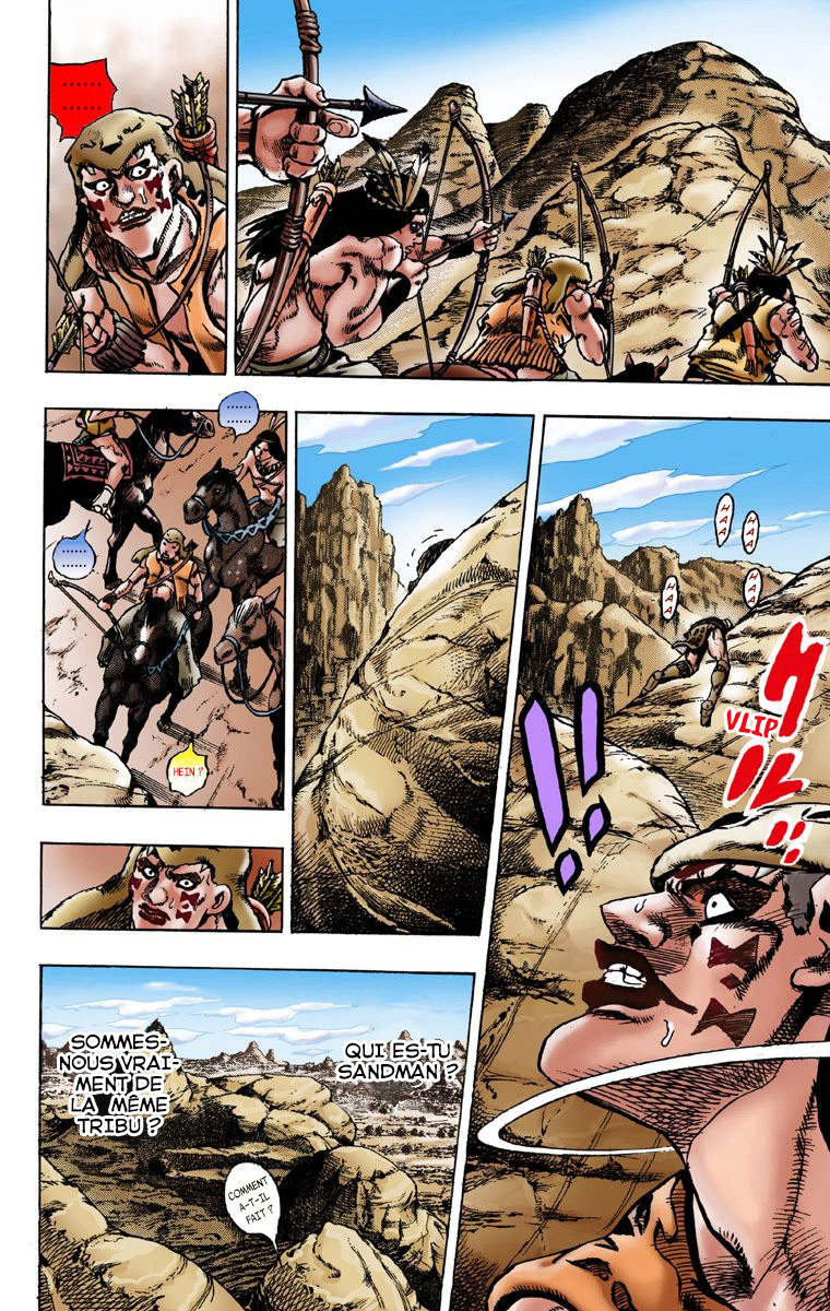 Read JoJo's Bizarre Adventure Part 7 Steel Ball Run Official Colored FR Manga Online