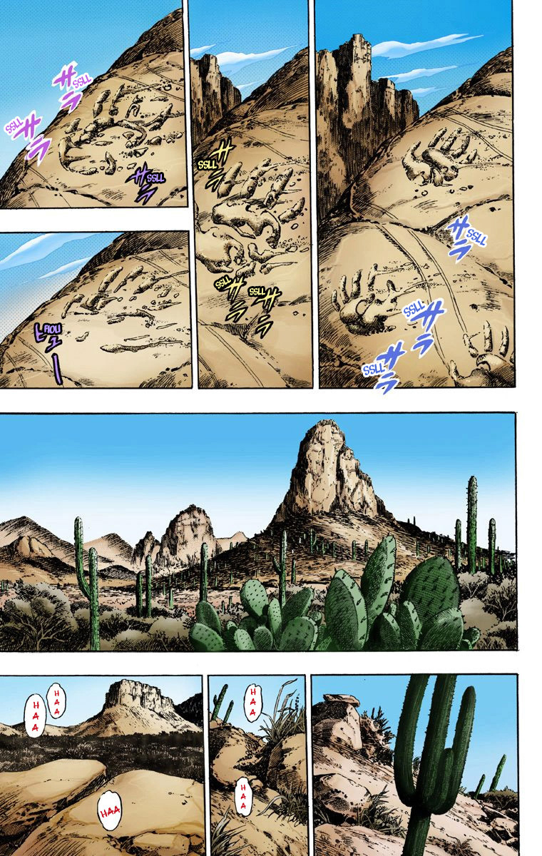 Read JoJo's Bizarre Adventure Part 7 Steel Ball Run Official Colored FR Manga Online