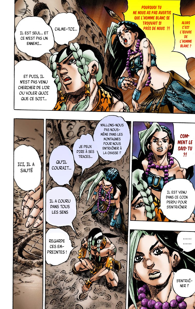 Read JoJo's Bizarre Adventure Part 7 Steel Ball Run Official Colored FR Manga Online