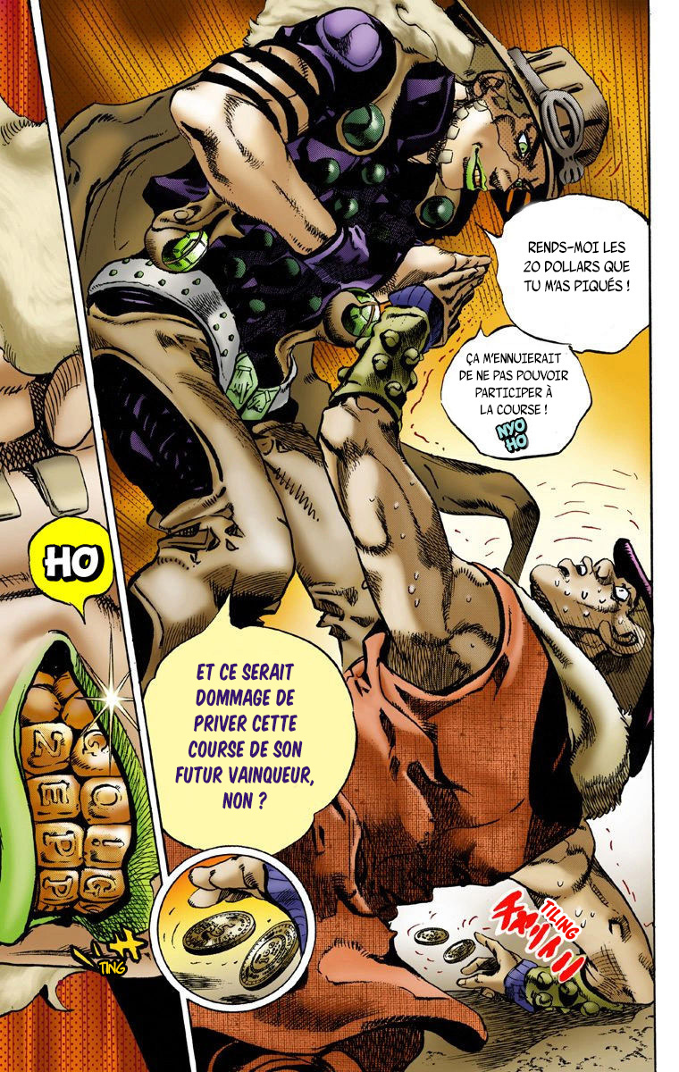 Read JoJo's Bizarre Adventure Part 7 Steel Ball Run Official Colored FR Manga Online