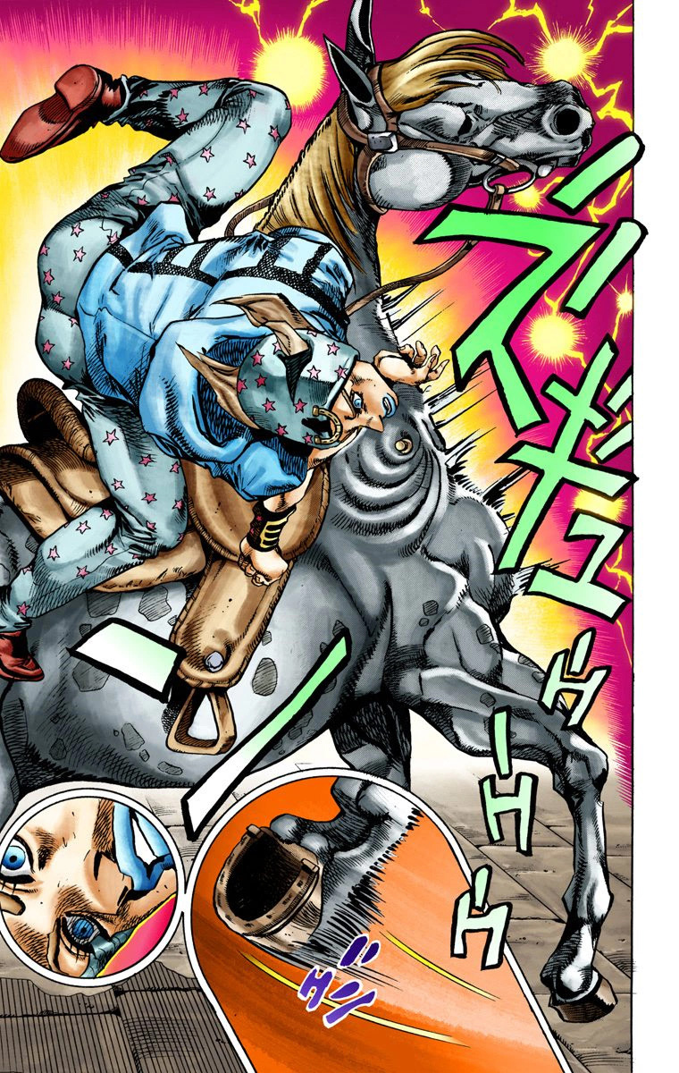 Read JoJo's Bizarre Adventure Part 7 Steel Ball Run Official Colored FR Manga Online