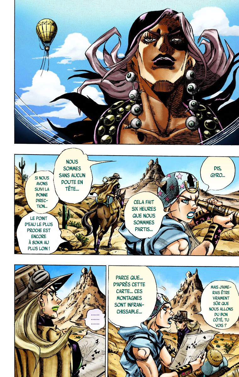 Read JoJo's Bizarre Adventure Part 7 Steel Ball Run Official Colored FR Manga Online