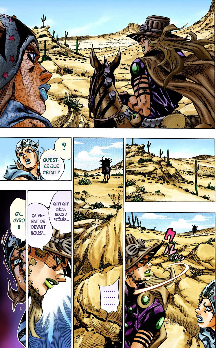 Read JoJo's Bizarre Adventure Part 7 Steel Ball Run Official Colored FR Manga Online
