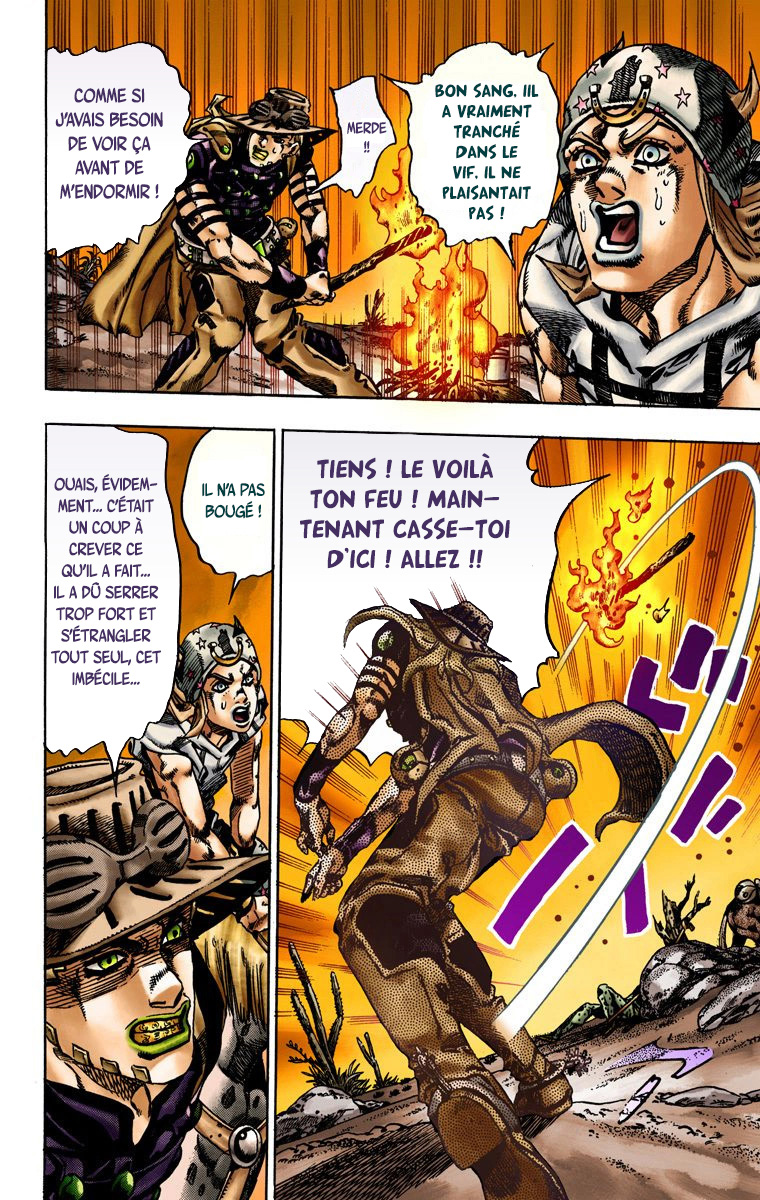 Read JoJo's Bizarre Adventure Part 7 Steel Ball Run Official Colored FR Manga Online