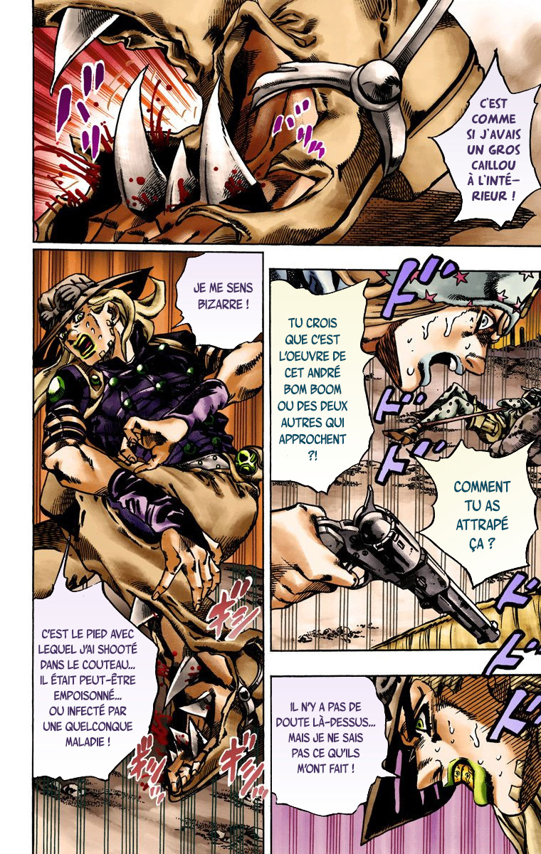 Read JoJo's Bizarre Adventure Part 7 Steel Ball Run Official Colored FR Manga Online