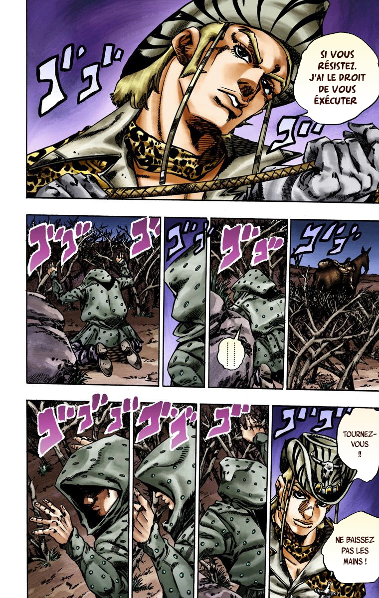 Read JoJo's Bizarre Adventure Part 7 Steel Ball Run Official Colored FR Manga Online