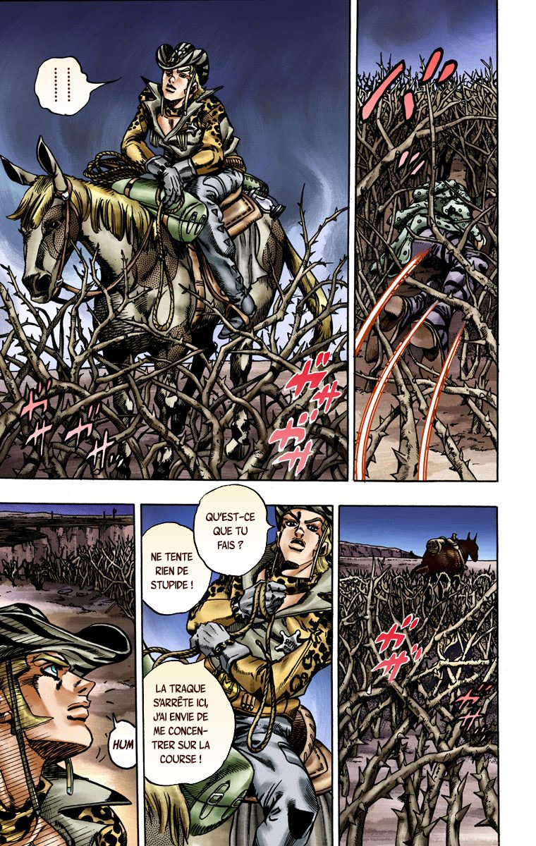 Read JoJo's Bizarre Adventure Part 7 Steel Ball Run Official Colored FR Manga Online
