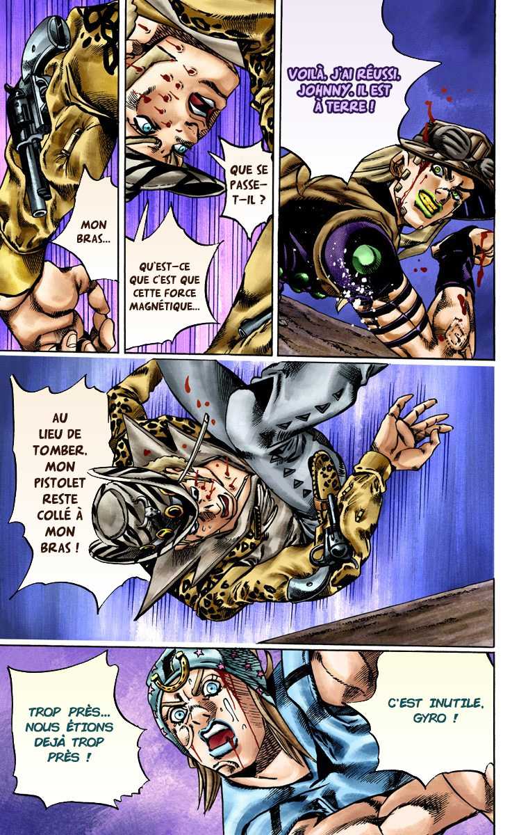 Read JoJo's Bizarre Adventure Part 7 Steel Ball Run Official Colored FR Manga Online