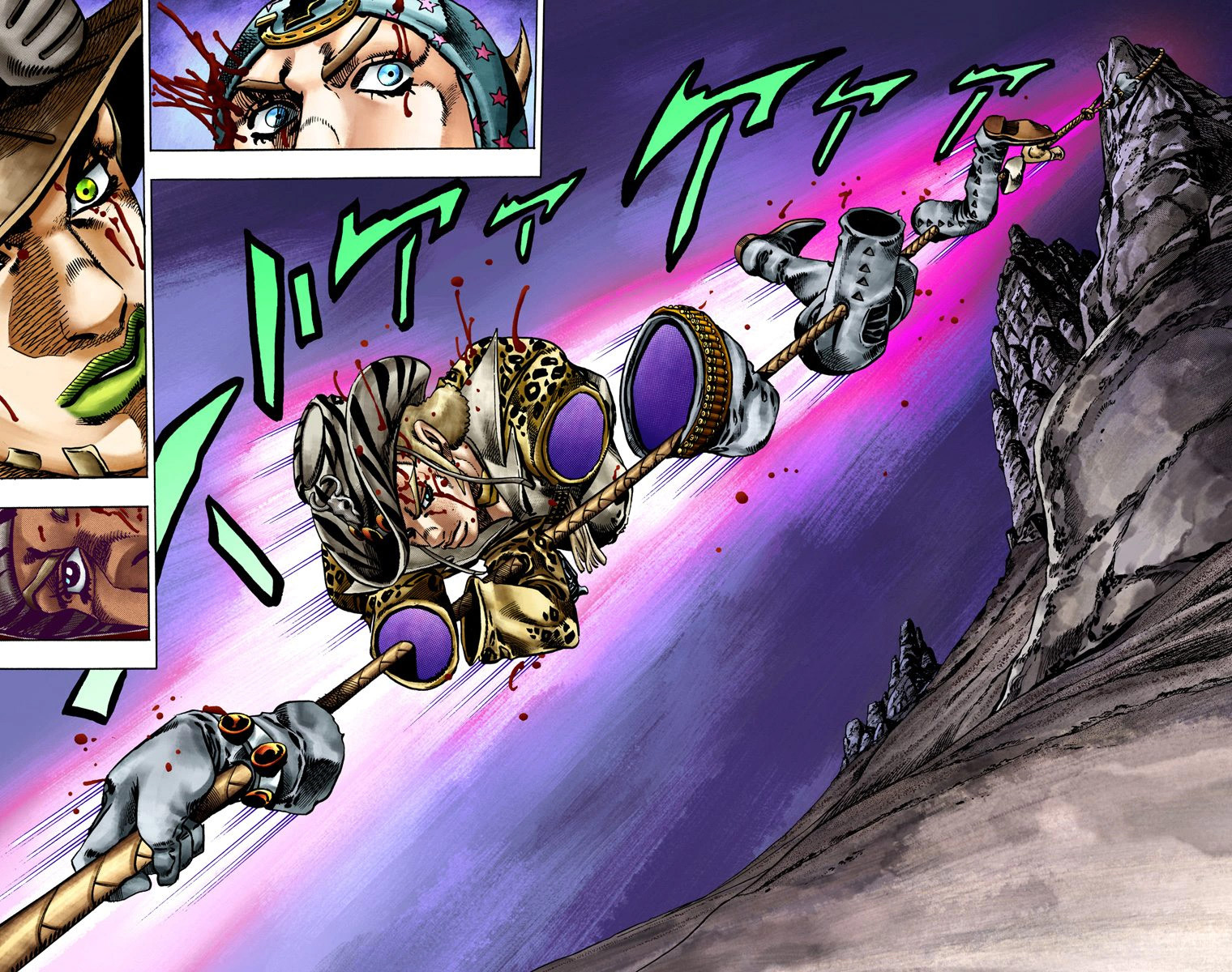 Read JoJo's Bizarre Adventure Part 7 Steel Ball Run Official Colored FR Manga Online