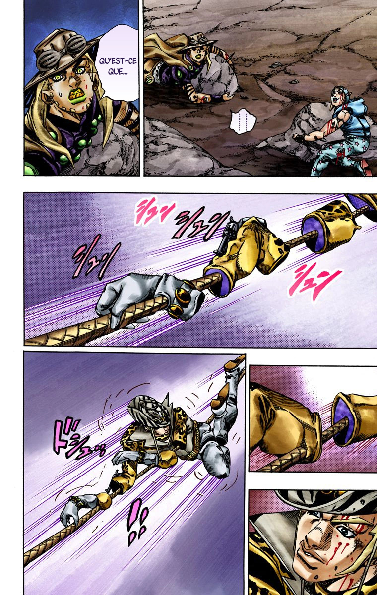 Read JoJo's Bizarre Adventure Part 7 Steel Ball Run Official Colored FR Manga Online