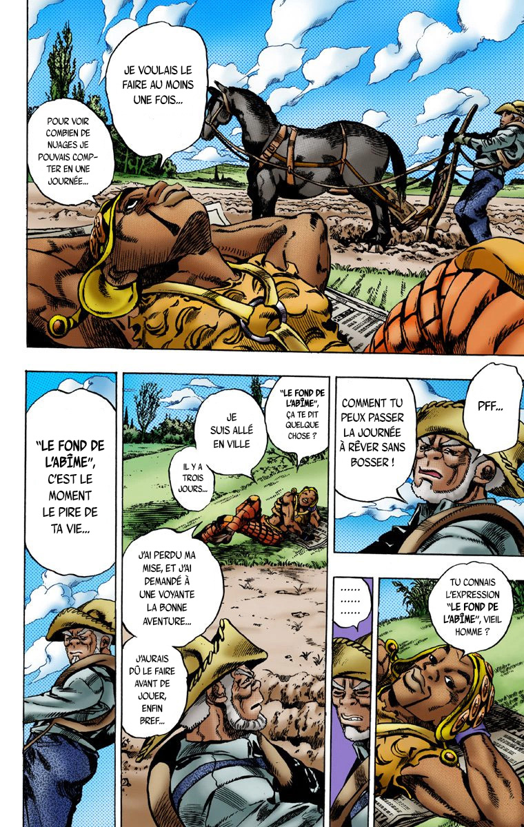 Read JoJo's Bizarre Adventure Part 7 Steel Ball Run Official Colored FR Manga Online