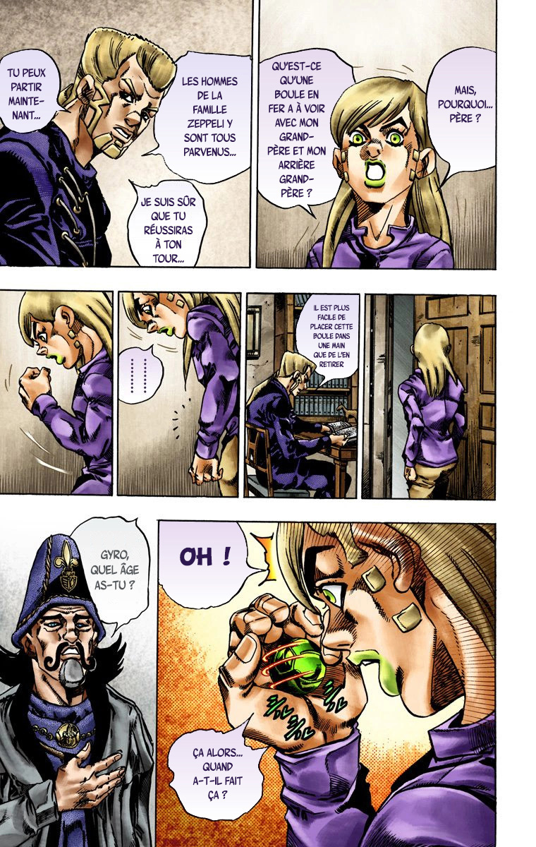 Read JoJo's Bizarre Adventure Part 7 Steel Ball Run Official Colored FR Manga Online