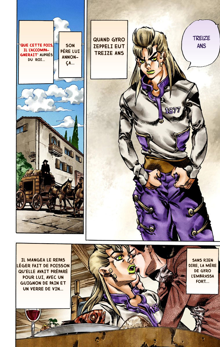 Read JoJo's Bizarre Adventure Part 7 Steel Ball Run Official Colored FR Manga Online