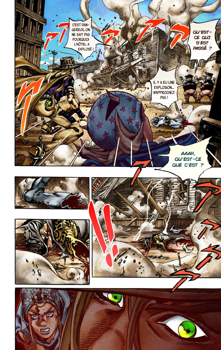 Read JoJo's Bizarre Adventure Part 7 Steel Ball Run Official Colored FR Manga Online