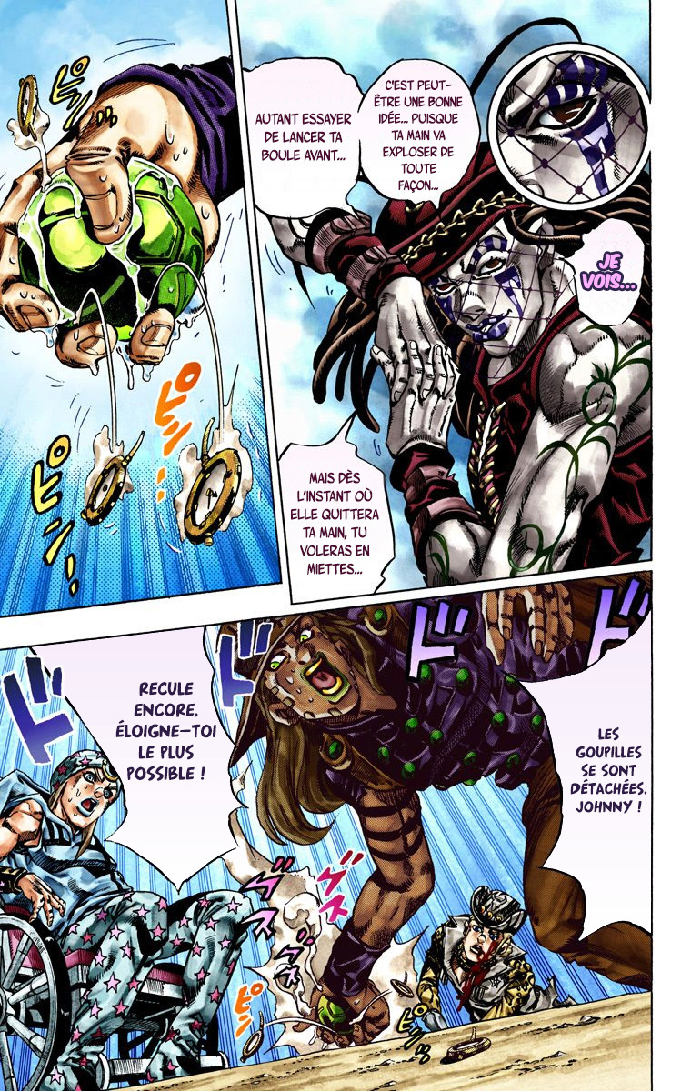 Read JoJo's Bizarre Adventure Part 7 Steel Ball Run Official Colored FR Manga Online