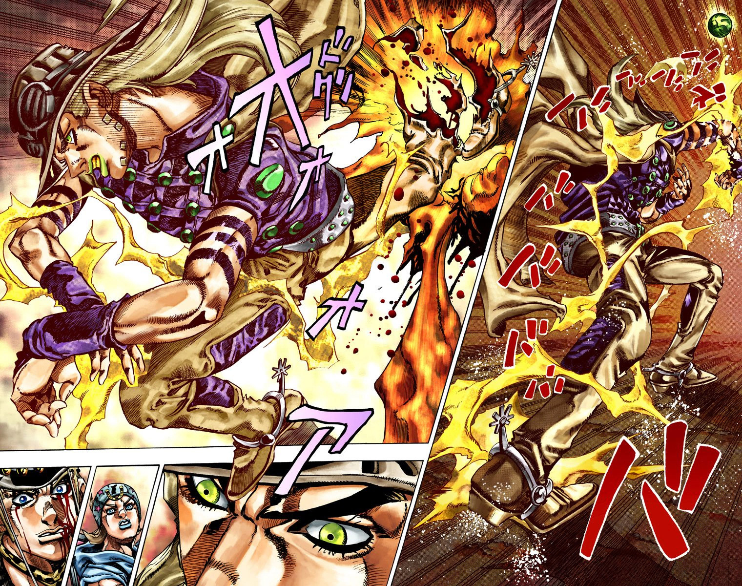 Read JoJo's Bizarre Adventure Part 7 Steel Ball Run Official Colored FR Manga Online