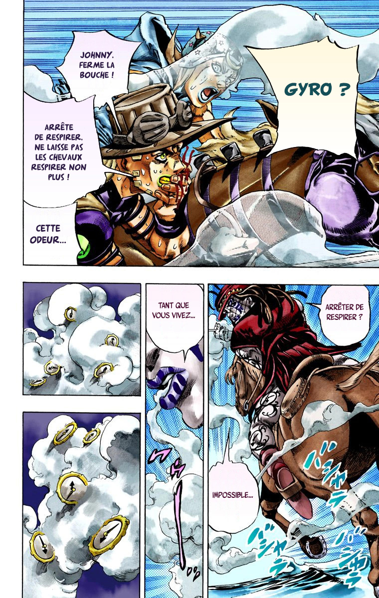 Read JoJo's Bizarre Adventure Part 7 Steel Ball Run Official Colored FR Manga Online