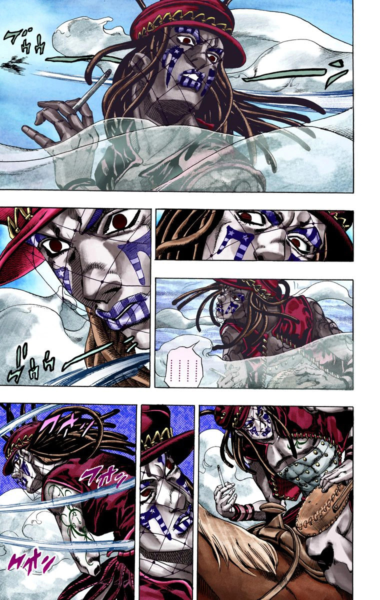 Read JoJo's Bizarre Adventure Part 7 Steel Ball Run Official Colored FR Manga Online