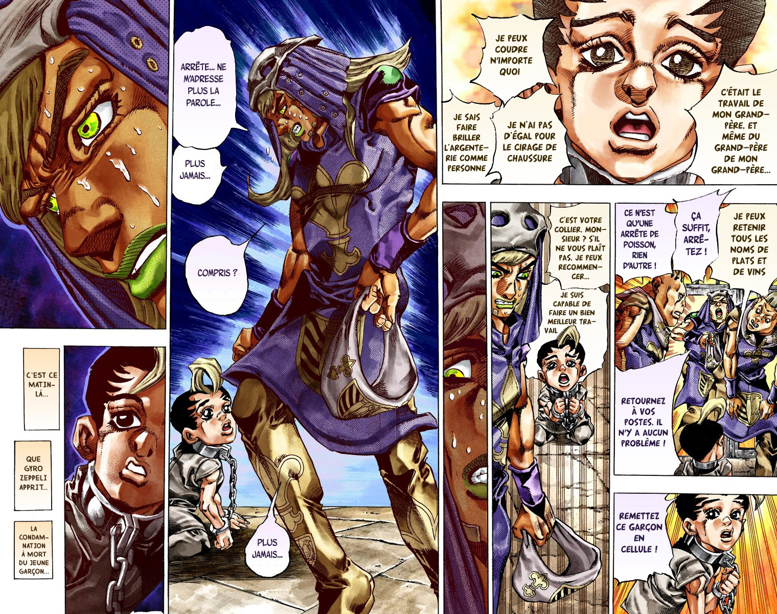 Read JoJo's Bizarre Adventure Part 7 Steel Ball Run Official Colored FR Manga Online