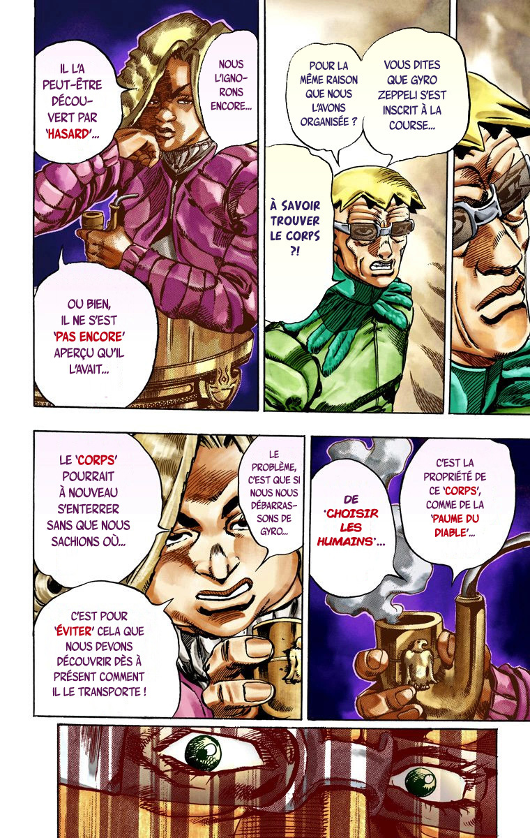 Read JoJo's Bizarre Adventure Part 7 Steel Ball Run Official Colored FR Manga Online