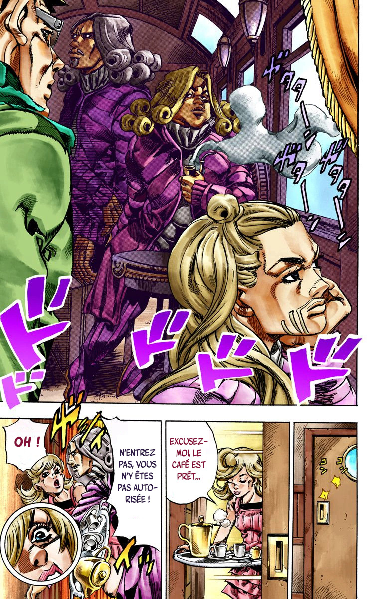 Read JoJo's Bizarre Adventure Part 7 Steel Ball Run Official Colored FR Manga Online