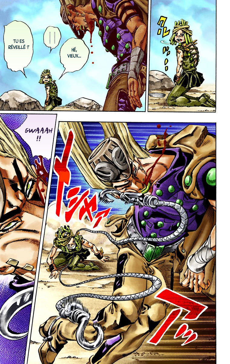 Read JoJo's Bizarre Adventure Part 7 Steel Ball Run Official Colored FR Manga Online